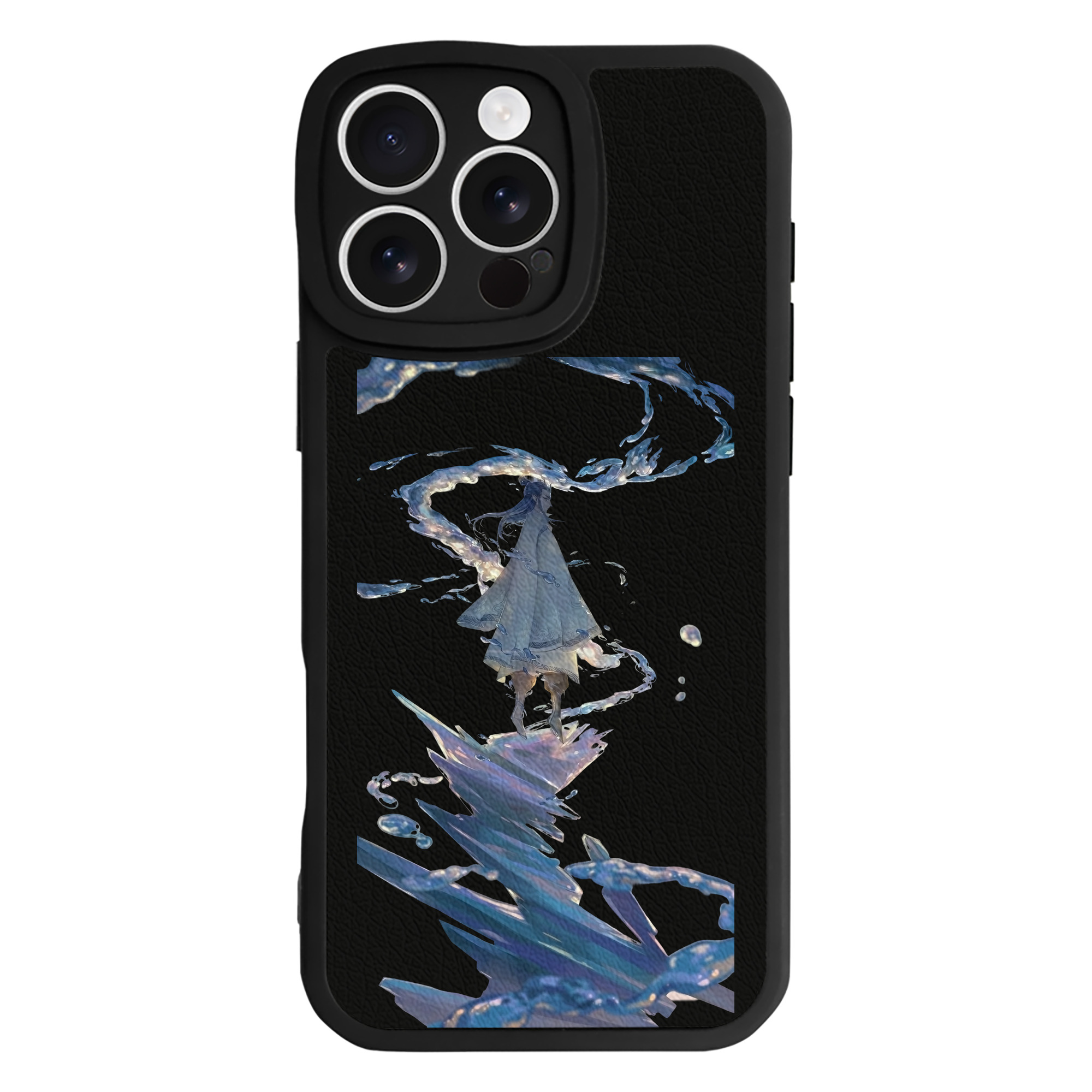 （画像用） Ne Zha 2 ナタ 魔童の大暴れ 【iPhone 16シリーズ対応】シリコンスマホケース（レザー調） 材質：シリコン